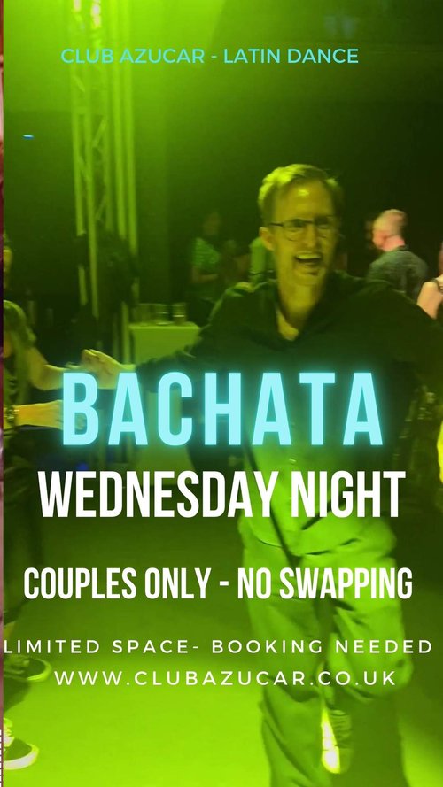 BACHATA LESSON (BEGINNERS) FOR COUPLES & SINGLES IN HAMMERSMITH - CHISWICK EVERY WEDNESDAY @ 8 PM