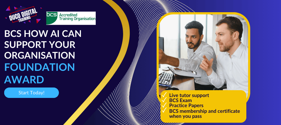 How AI Can Support Your Organisation - BCS Foundation Award