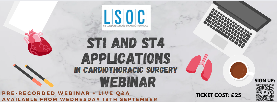 ST1+ST4 Applications in Cardiothoracic Surgery Pre-Recorded Webinar - 2024