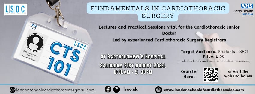 CTS 101: Fundamentals in Cardiothoracic Surgery