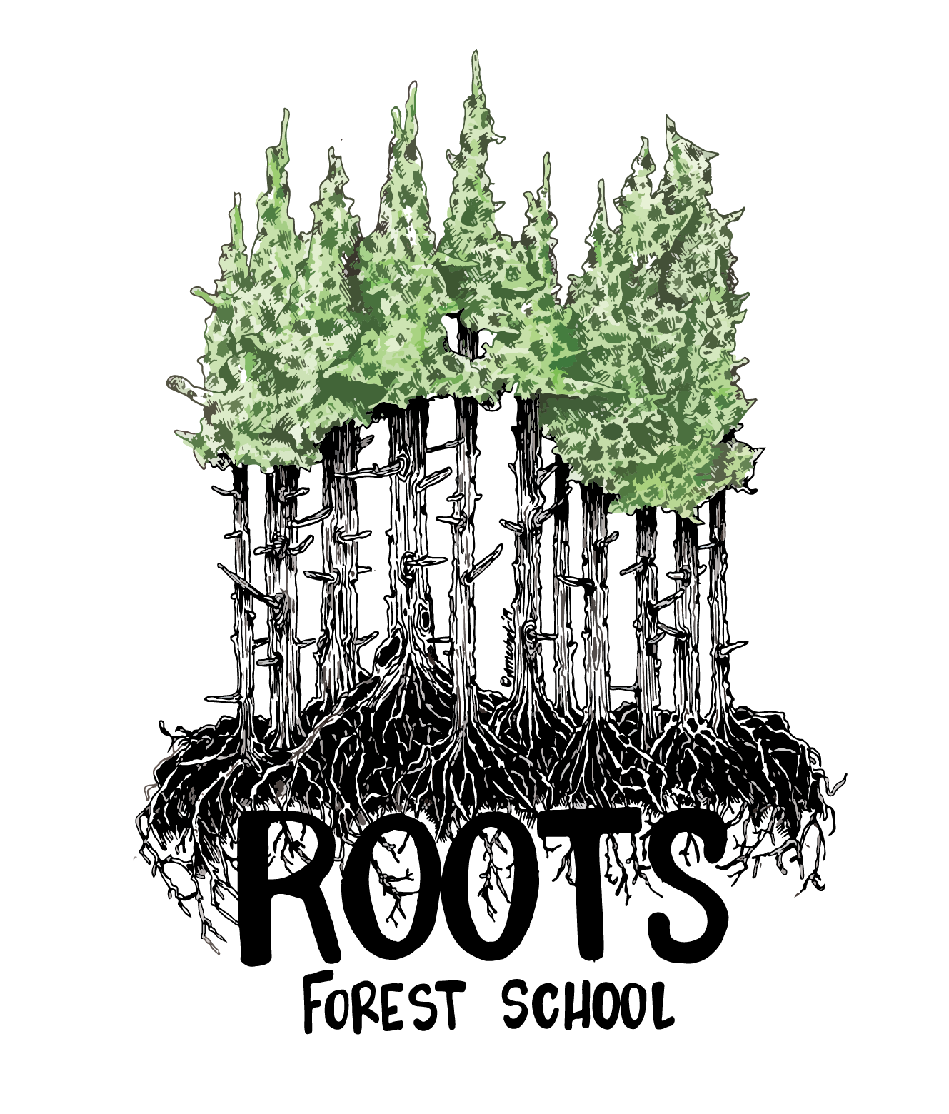 Roots Forest School logo