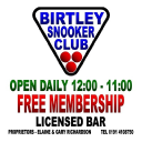 Birtley Snooker Club logo