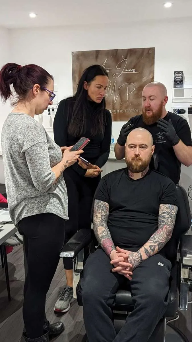 Scalp Micropigmentation Training With Full Equipment Kit