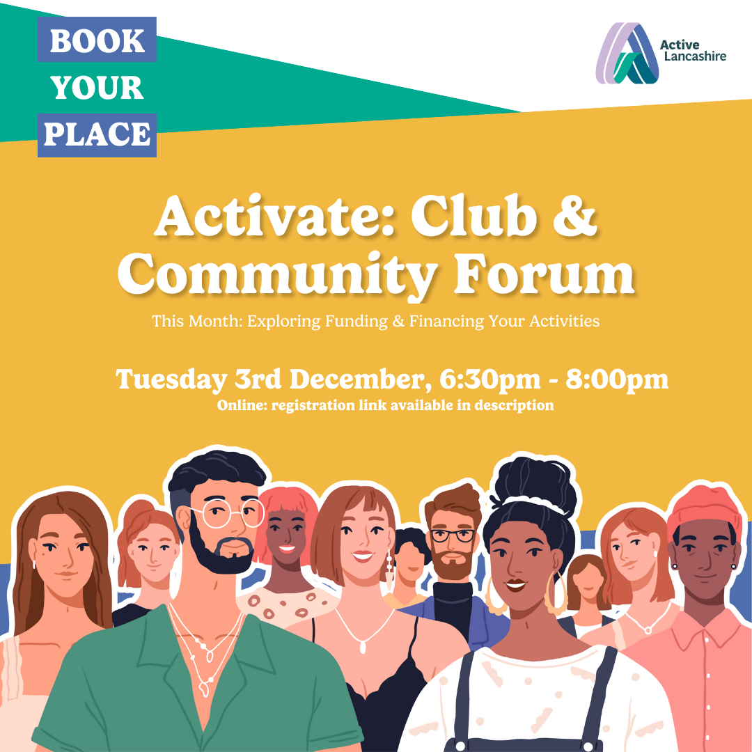 Activate: Club & Community Forum - Exploring Funding & Financing Your Activities