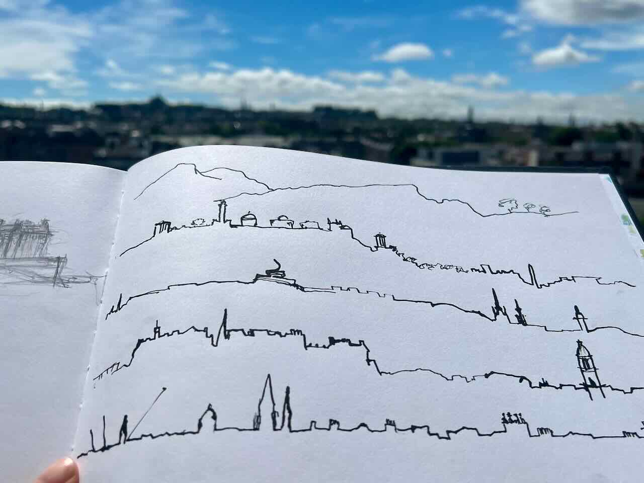 Drawing Edinburgh's Skyline