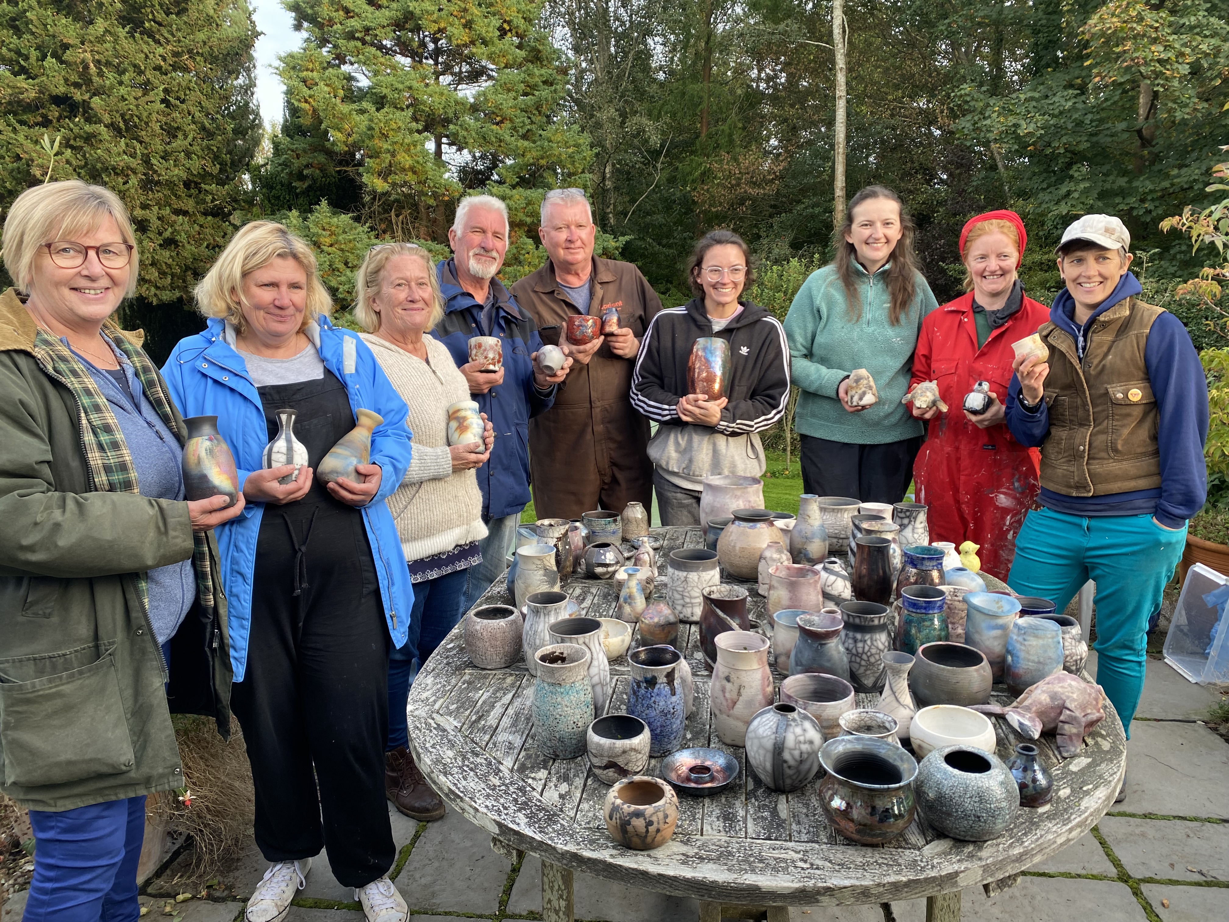 Raku, Saggar, Barrel & Horsehair  Firing Workshop -  2025
 BOOK NOW TO SECURE A PLACE 