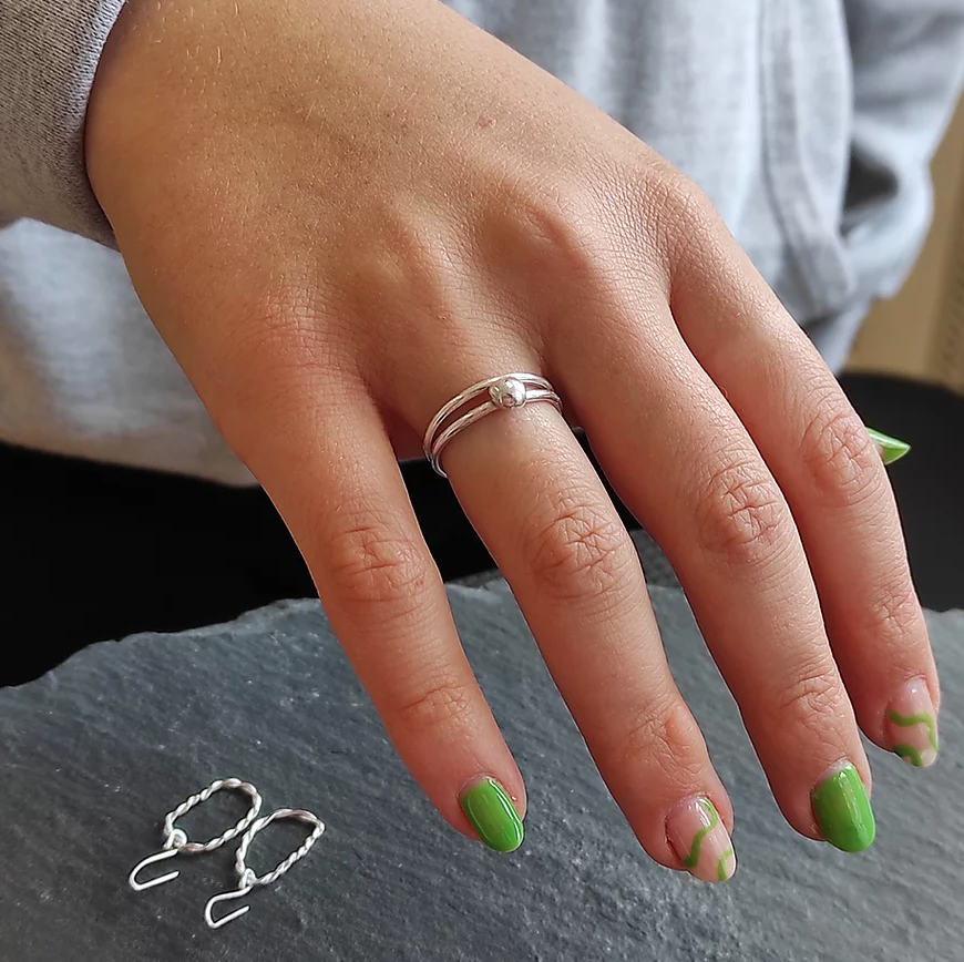 Make 3 stacking rings in Sterling silver