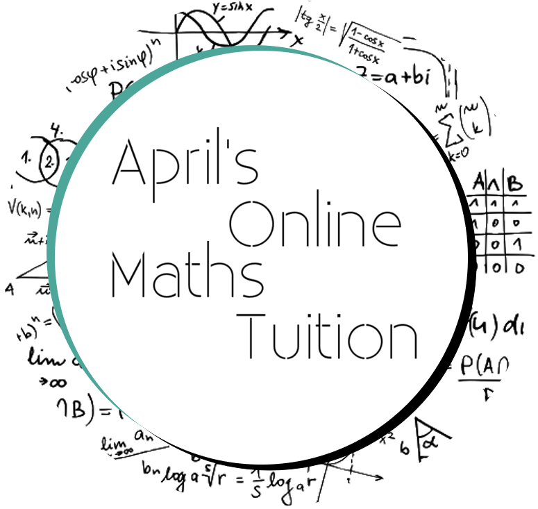 April's Online Maths Tuition logo