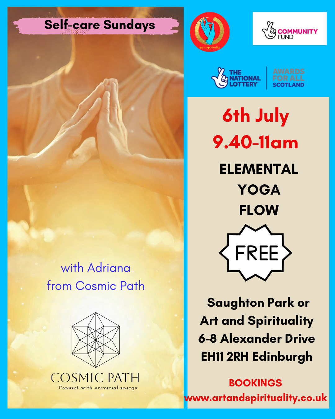 20th July FREE ELEMENTAL YOGA FLOW