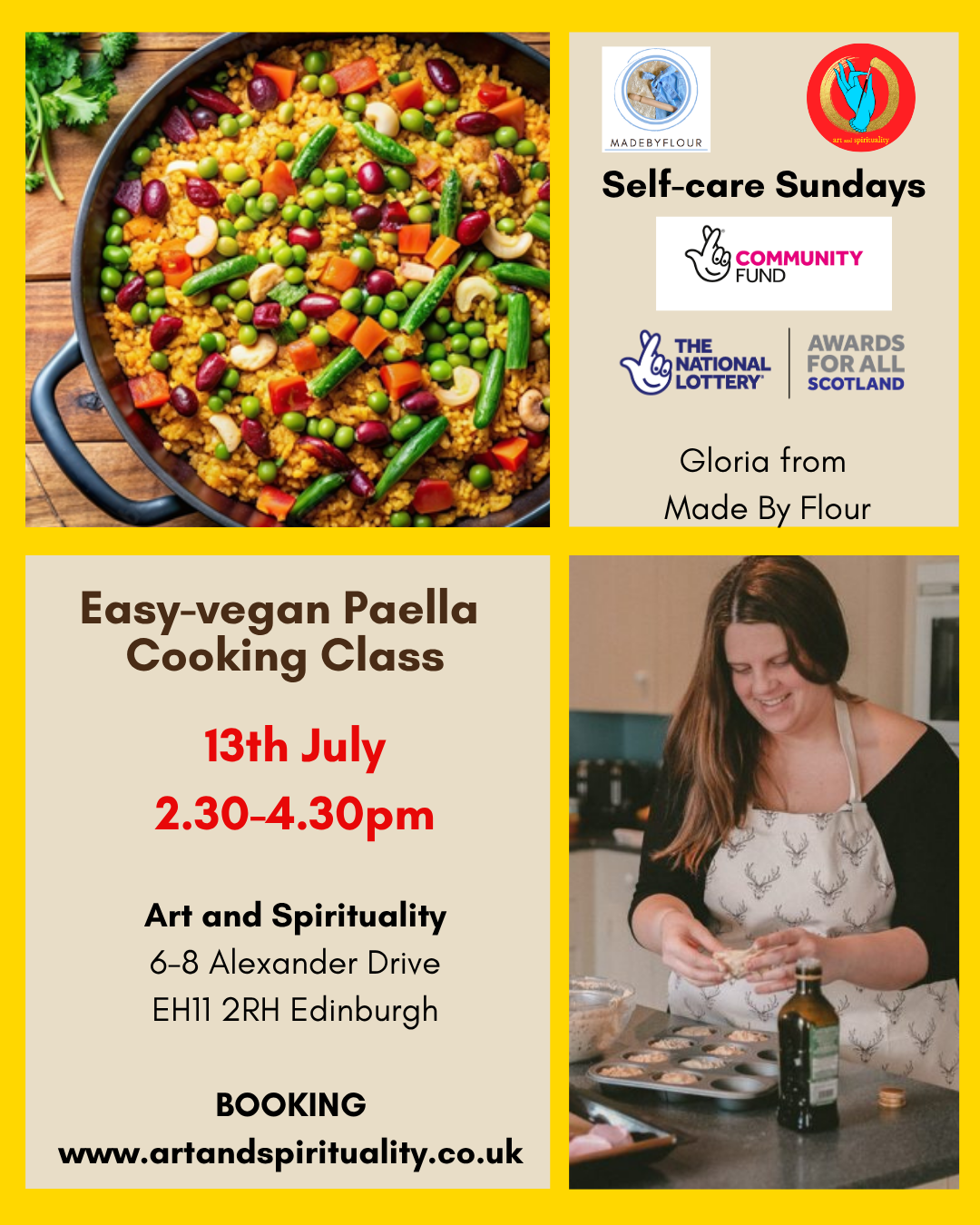 13th July FREE COOKING CLASS-PAELLA