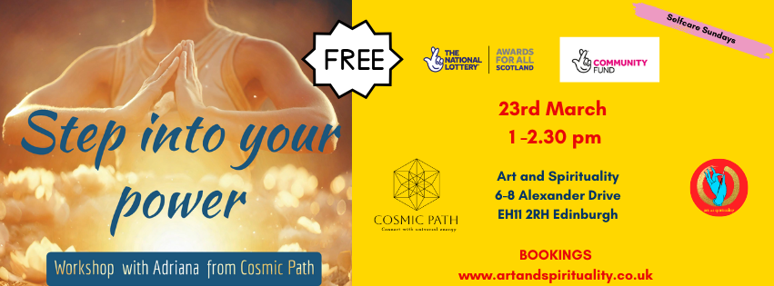 23rd March  FREE WORKSHOP: STEP INTO YOUR POWER