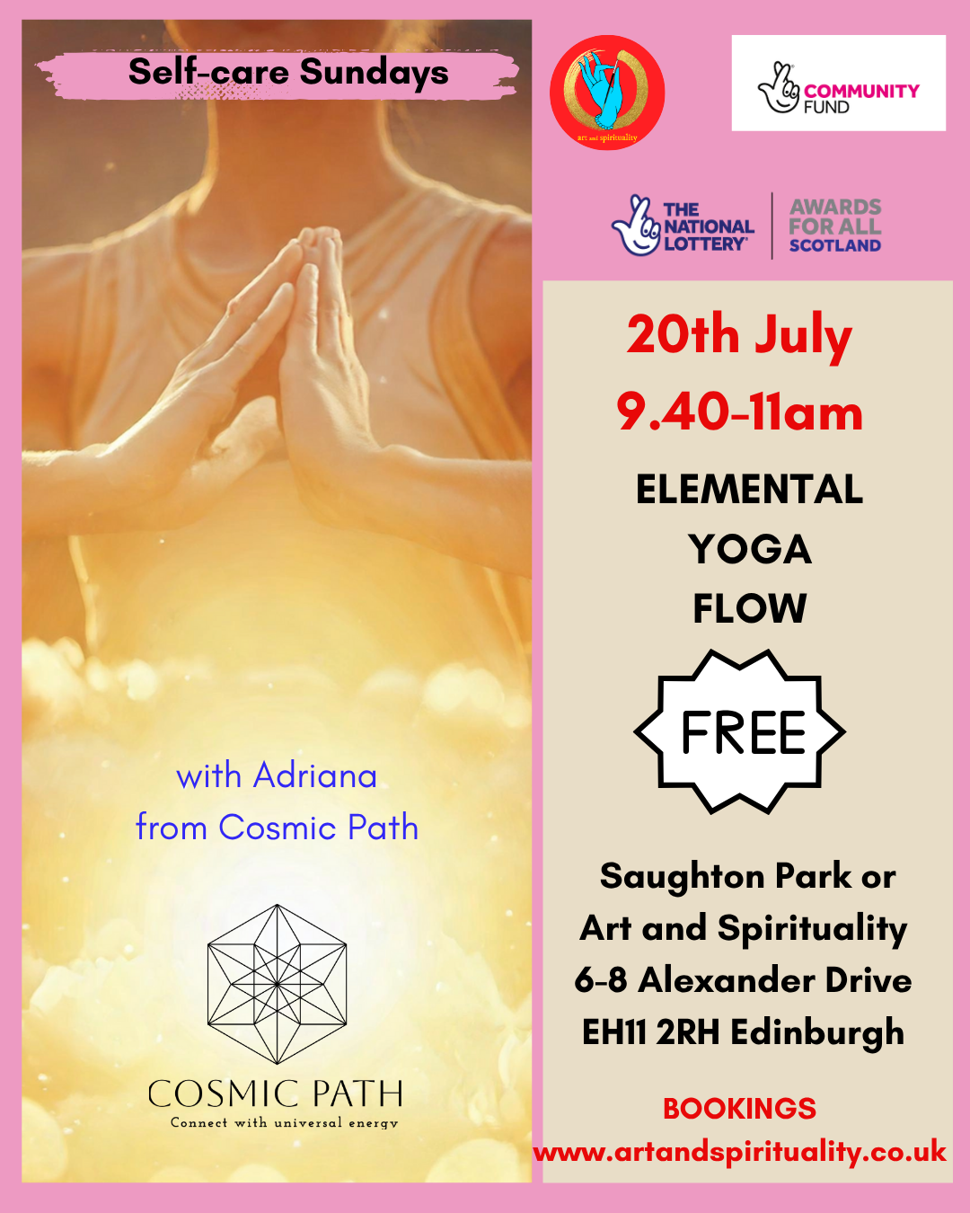 20th July FREE ELEMENTAL YOGA FLOW