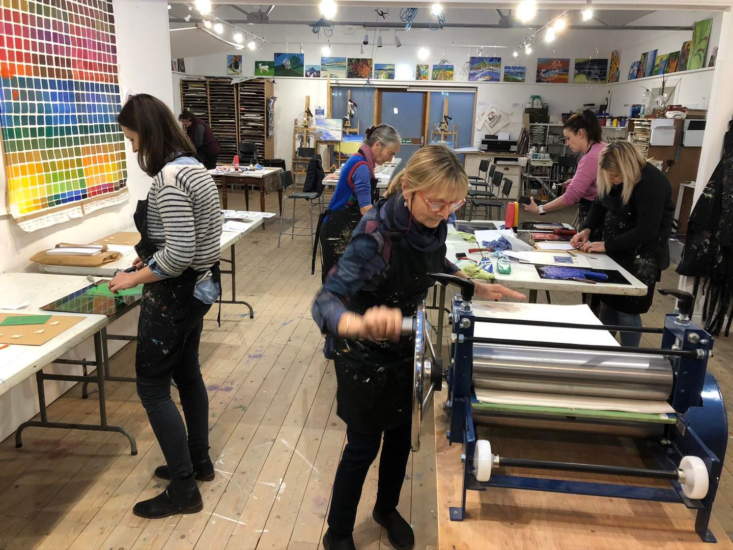 Printmaking workshop with Sally Morrison