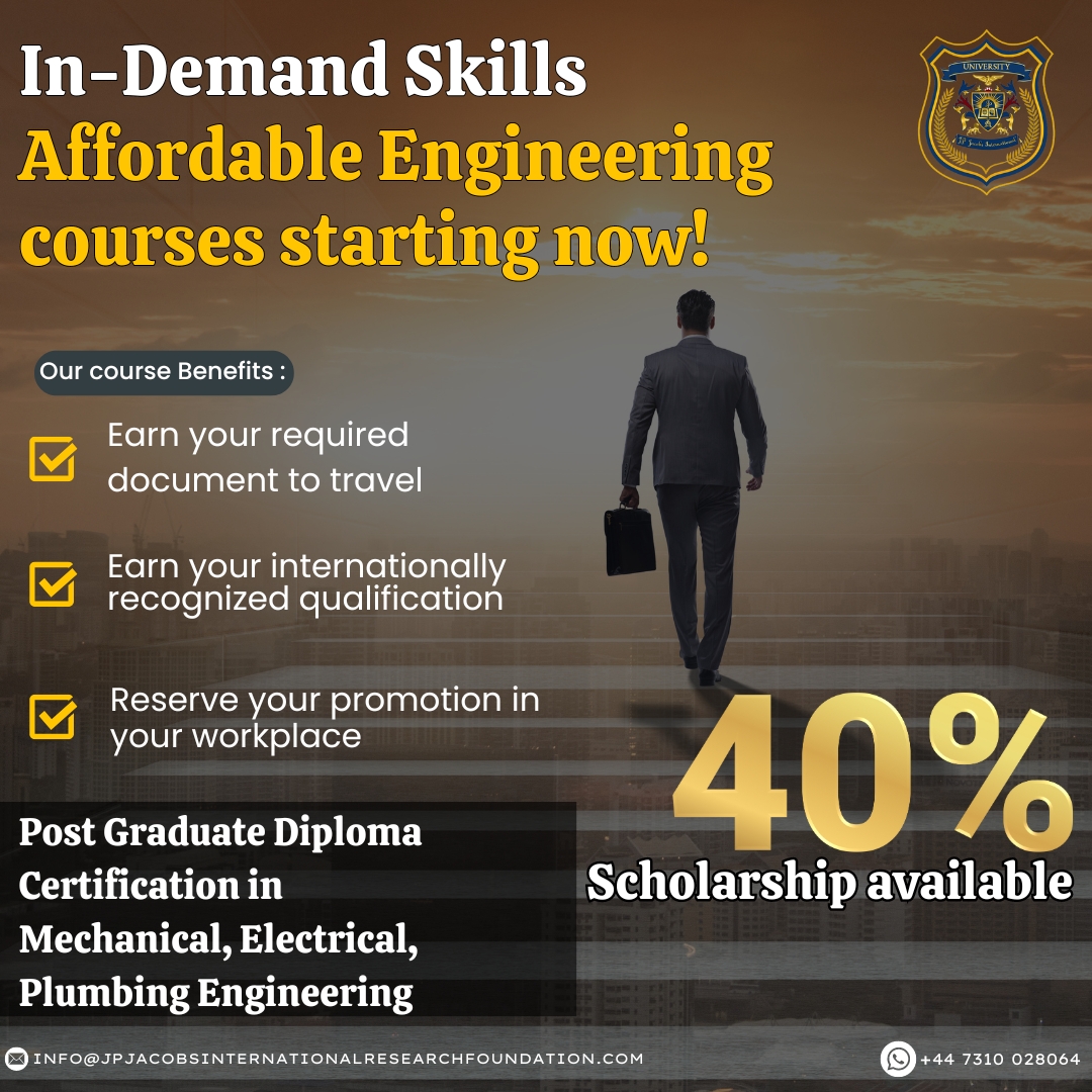 2year Masters program with Experience certificate and Chartered Engineering status