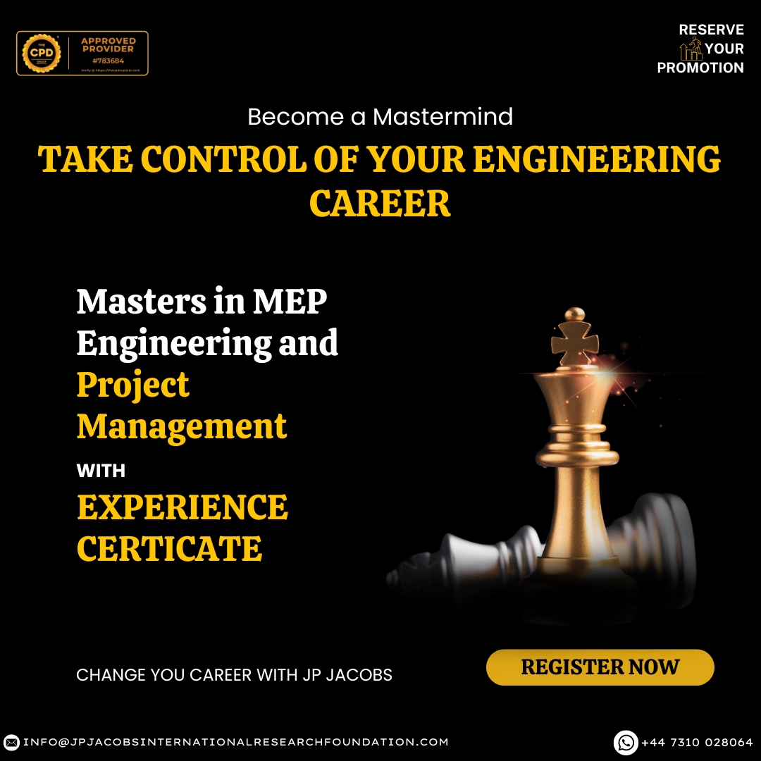 2year Masters program with Experience certificate and Chartered Engineering status