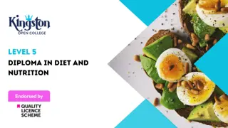 Level 5 Diploma in Diet and Nutrition  - QLS Endorsed