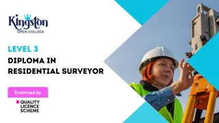 Diploma in Residential Surveyor - Level 3 (QLS Endorsed)