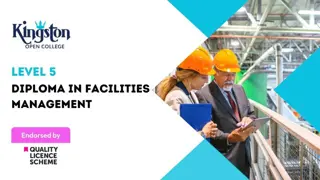 Diploma in Facilities Management  - Level 5 (QLS Endorsed)