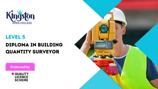 Level 5 Diploma in Building Quantity Surveyor  - QLS Endorsed