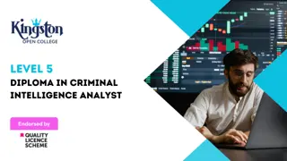 Level 5 Diploma in Criminal Intelligence Analyst - QLS Endorsed