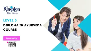 Level 5 Diploma in Ayurveda Diploma Course - QLS Endorsed