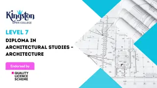 Level 7 Diploma in Architectural Studies - Architecture (QLS Endorsed)