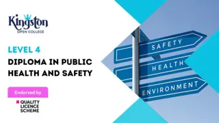 Diploma in Public Health and Safety - Level 4 (QLS Endorsed)