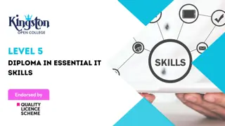 Level 5 Diploma in Essential IT Skills  - QLS Endorsed