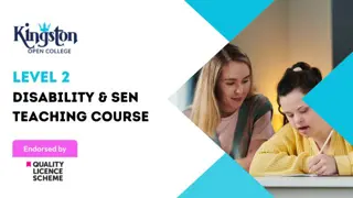 Disability & SEN Teaching Course - Level 2  (QLS Endorsed)