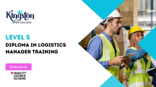 Level 7 Diploma in Logistics Manager Training - QLS Endorsed