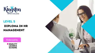 Diploma in HR Management  - Level 5 (QLS Endorsed)