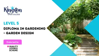 Level 5 Diploma in Gardening - Garden Design (QLS Endorsed)