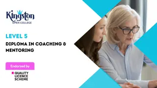 Level 5 Diploma in Coaching & Mentoring  - QLS Endorsed