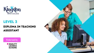 Level 3 Diploma in Teaching Assistant - QLS Endorsed