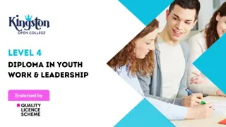 Level 4 Diploma in Youth Work & Leadership - QLS Endorsed