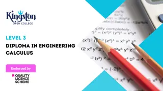 Level 3 Diploma in Engineering Calculus - QLS Endorsed