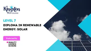 Diploma in Renewable Energy: Solar - Level 7 (QLS Endorsed)