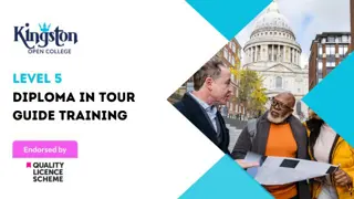 Diploma in Tour Guide Training - Level 5  (QLS Endorsed)