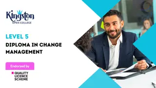 Level 5 Diploma in Change Management - QLS Endorsed