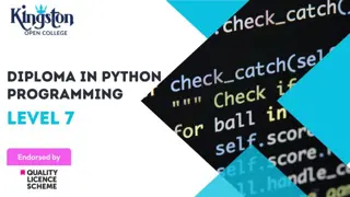 Level 7 Diploma in Python Programming: Beginner To Expert - QLS Endorsed