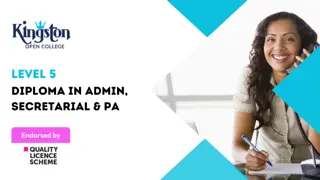 Level 5 Diploma in Admin, Secretarial & PA - QLS Endorsed