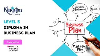 Diploma in Business Plan  -  Level 5 (QLS Endorsed)