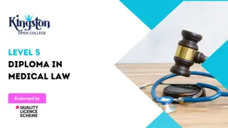 Level 5 Diploma in Medical Law - QLS Endorsed