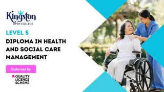 Diploma in Health and Social Care Management - Level 5 (QLS Endorsed)