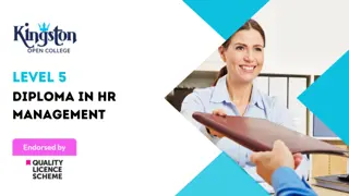 Level 5 Diploma in HR Management  - QLS Endorsed