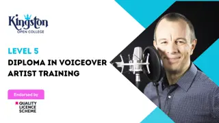 Level 5 Diploma in Voiceover Artist Training - QLS Endorsed