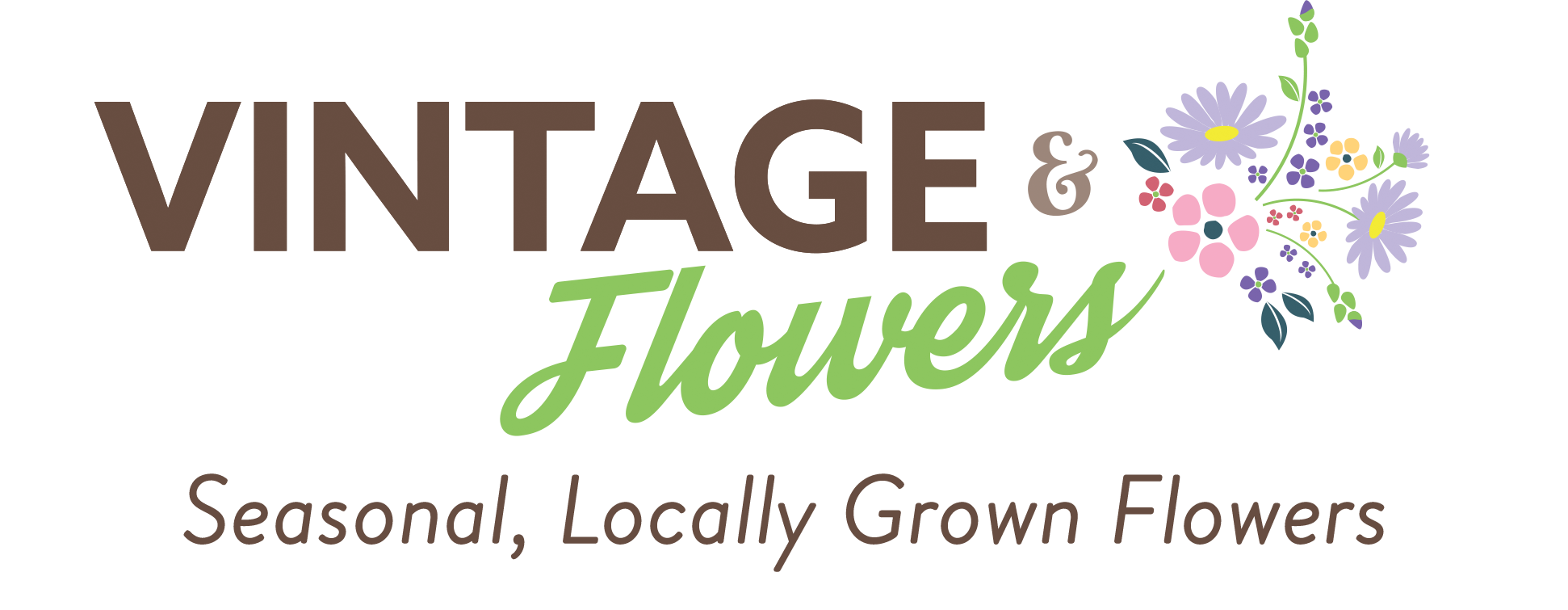 Vintage and Flowers logo