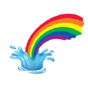 Rainbow Swimming School logo