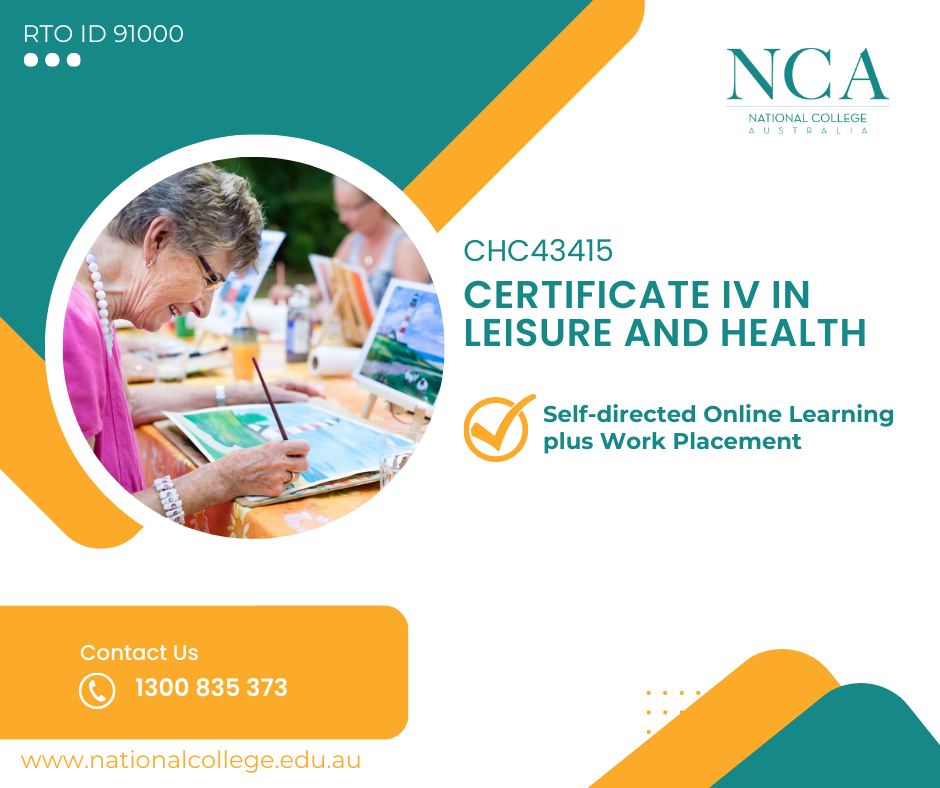 CHC43415 CERTIFICATE IV IN LEISURE AND HEALTH