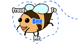 Proud To Bee Me logo